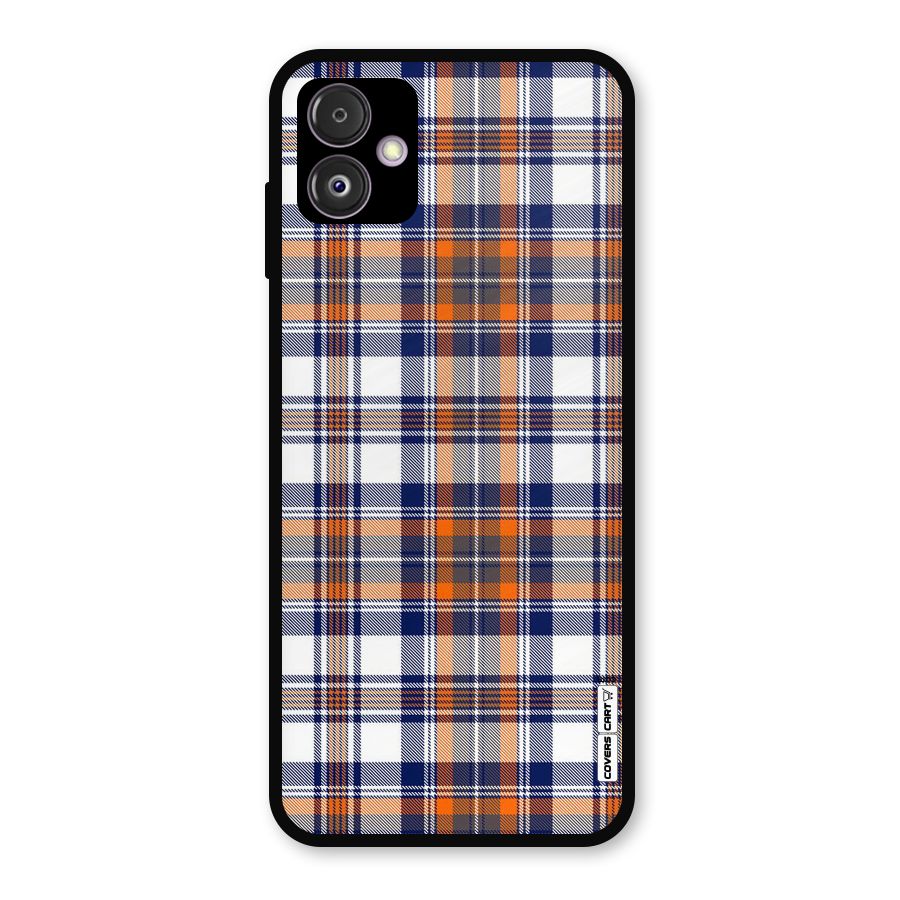 Shades Of Check Metal Back Case for Galaxy F14