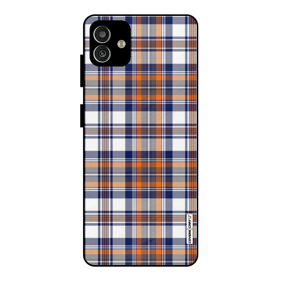 Shades Of Check Metal Back Case for Galaxy M13 5G
