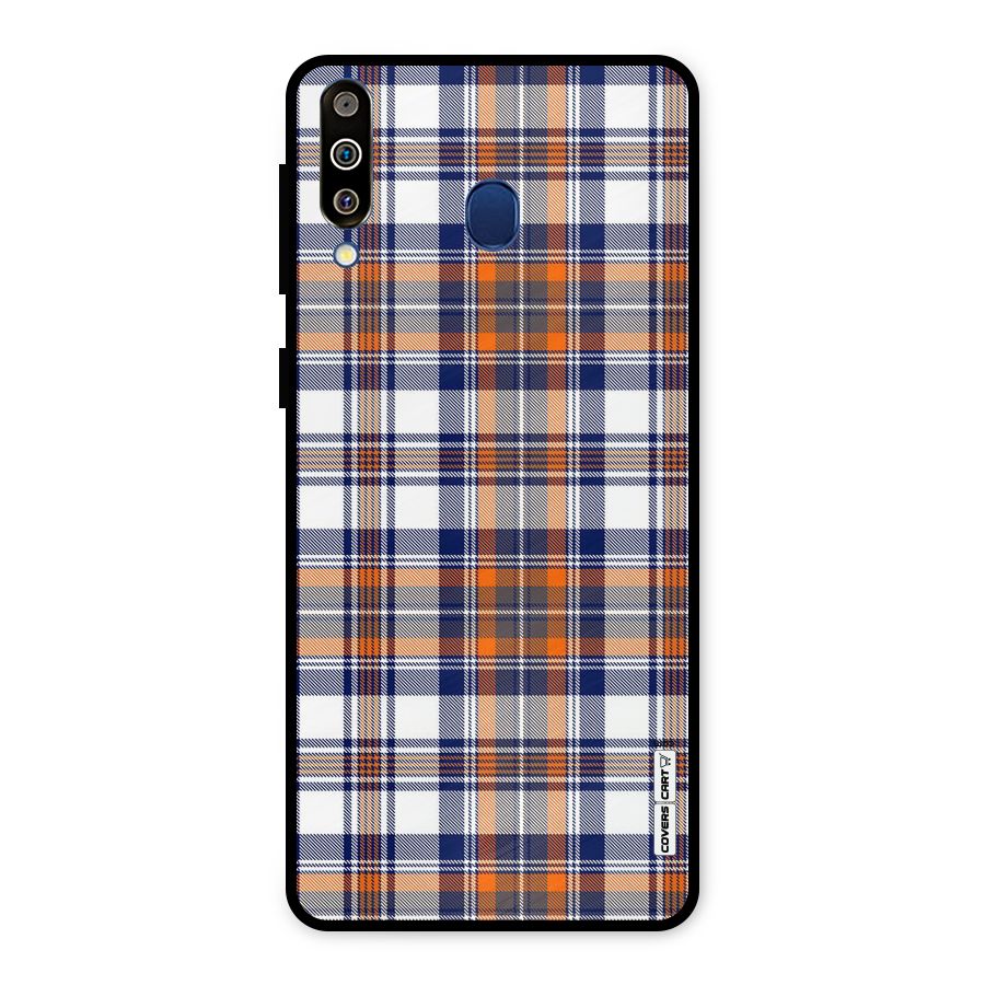 Shades Of Check Metal Back Case for Galaxy M30