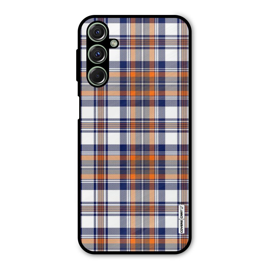 Shades Of Check Metal Back Case for Galaxy M34