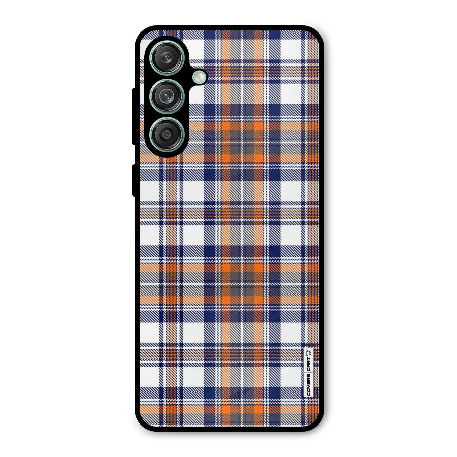 Shades Of Check Metal Back Case for Galaxy M55 5G