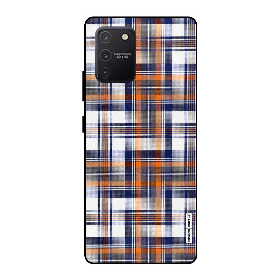Shades Of Check Metal Back Case for Galaxy S10 Lite