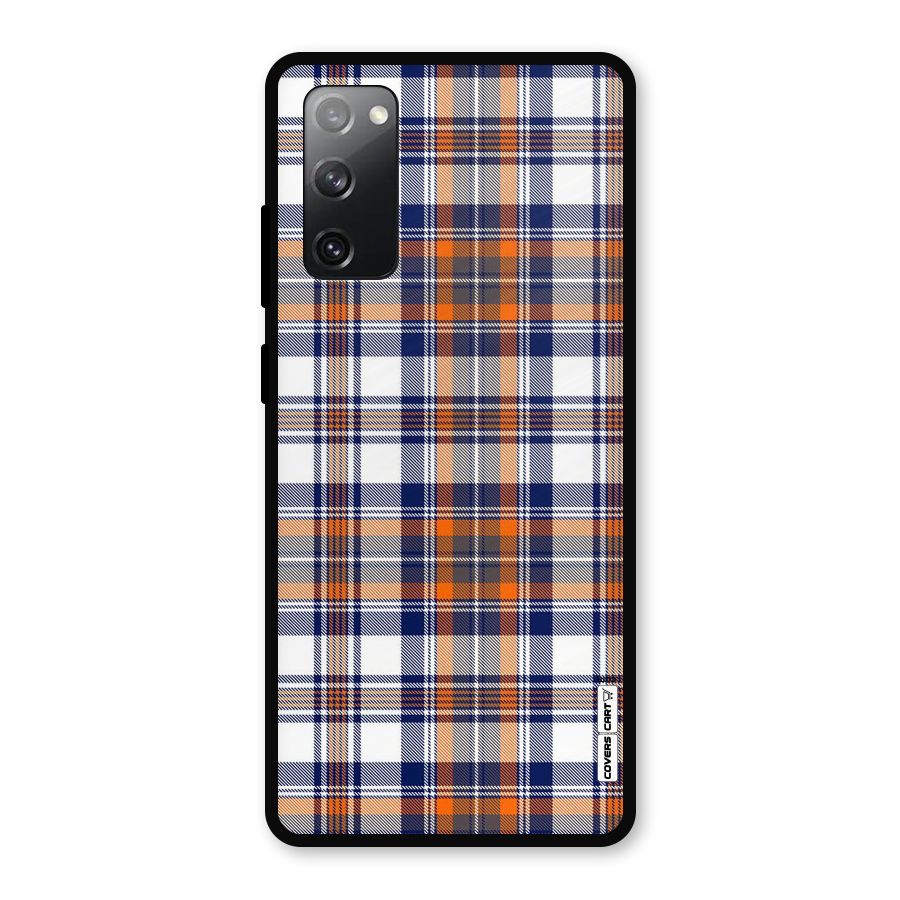 Shades Of Check Metal Back Case for Galaxy S20 FE 5G