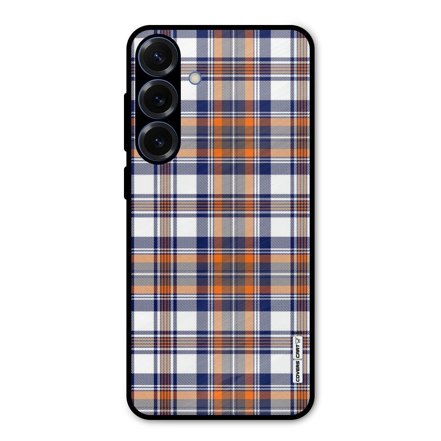 Shades Of Check Metal Back Case for Galaxy S25 Plus