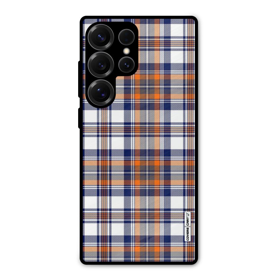 Shades Of Check Metal Back Case for Galaxy S25 Ultra
