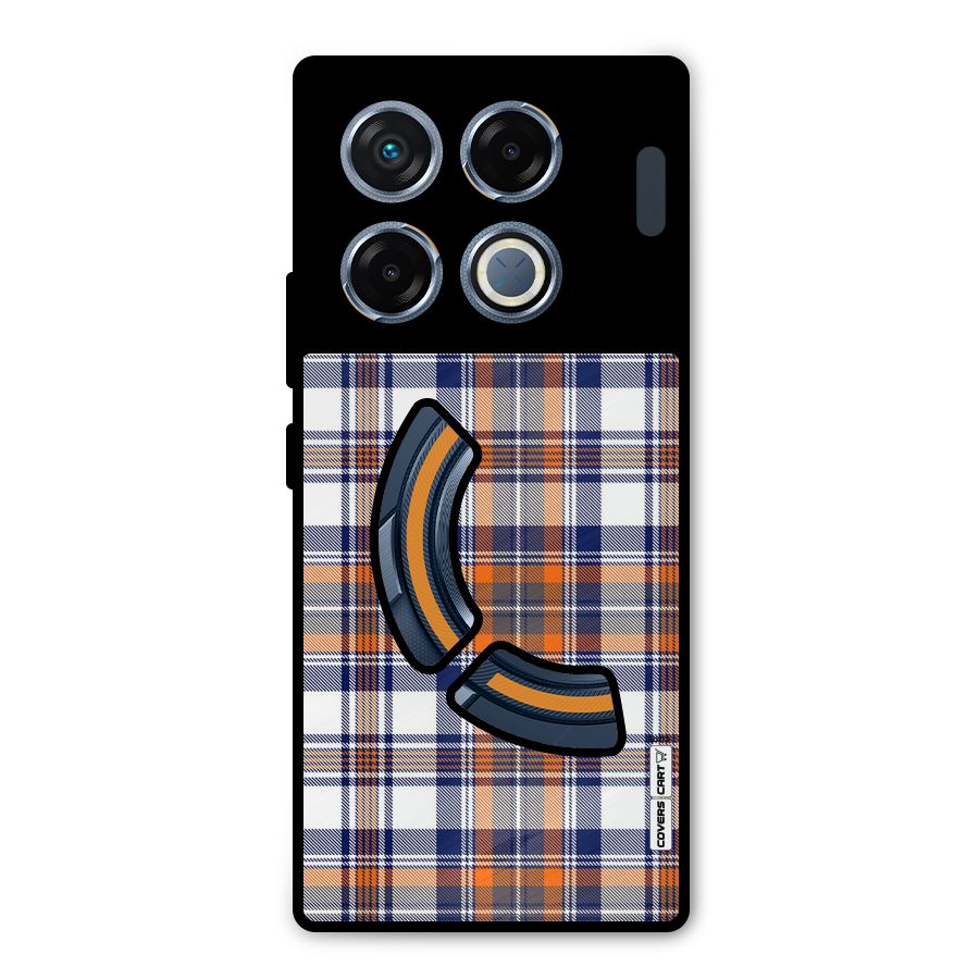 Shades Of Check Metal Back Case for Infinix GT 20 Pro