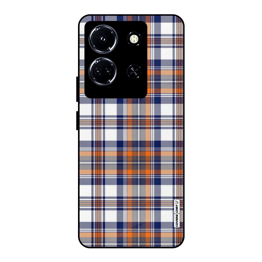 Shades Of Check Metal Back Case for Infinix Note 30 5G