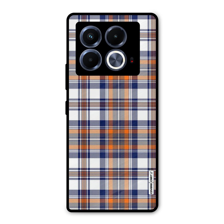 Shades Of Check Metal Back Case for Infinix Note 40 5G