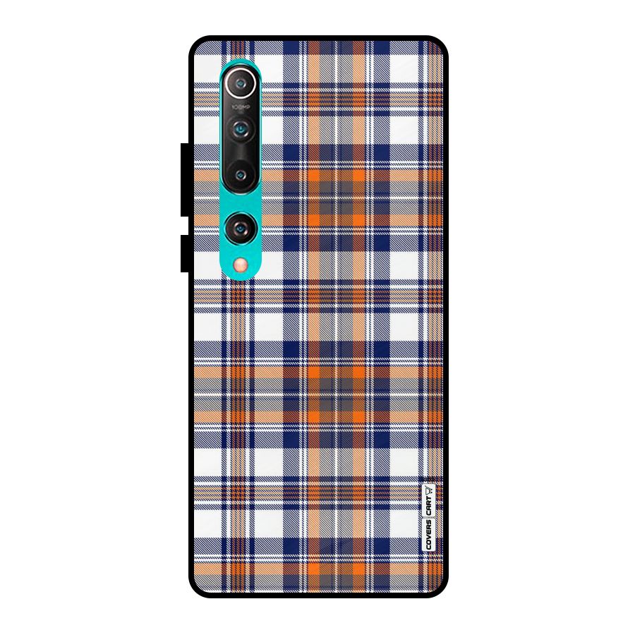 Shades Of Check Metal Back Case for Mi 10