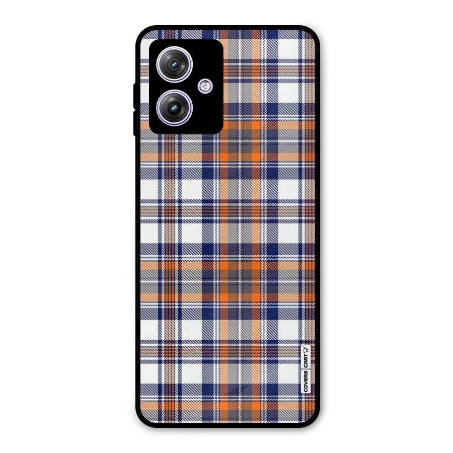 Shades Of Check Metal Back Case for Moto G64