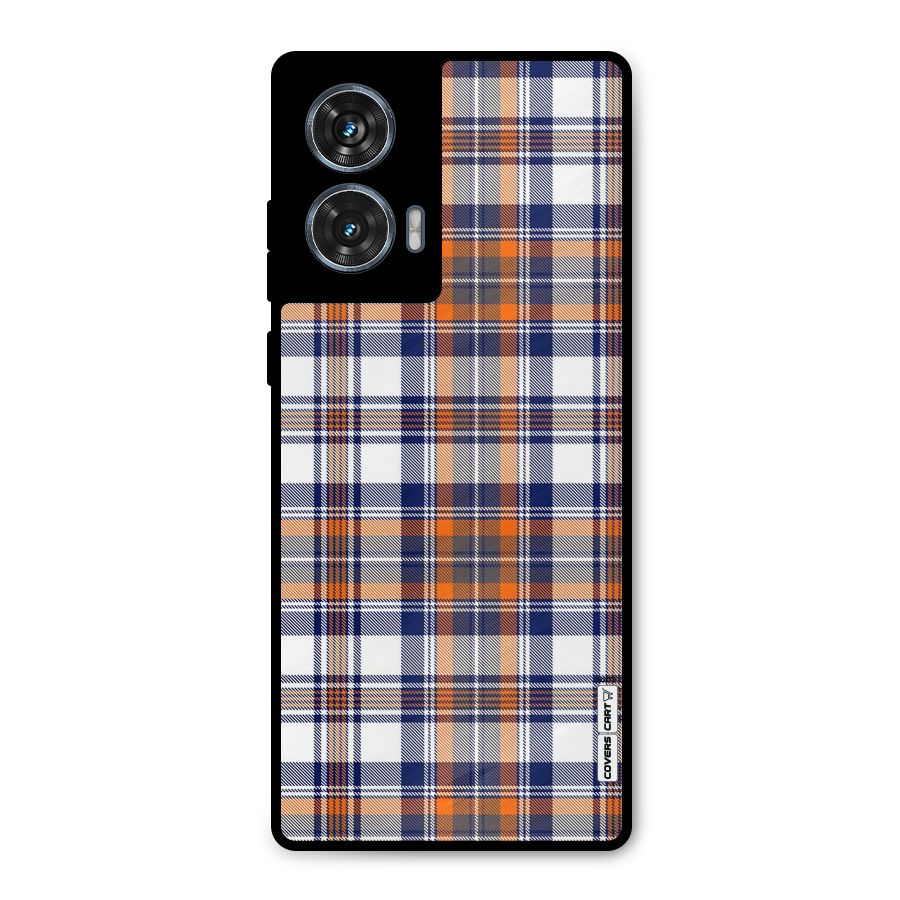 Shades Of Check Metal Back Case for Motorola Edge 50 Fusion