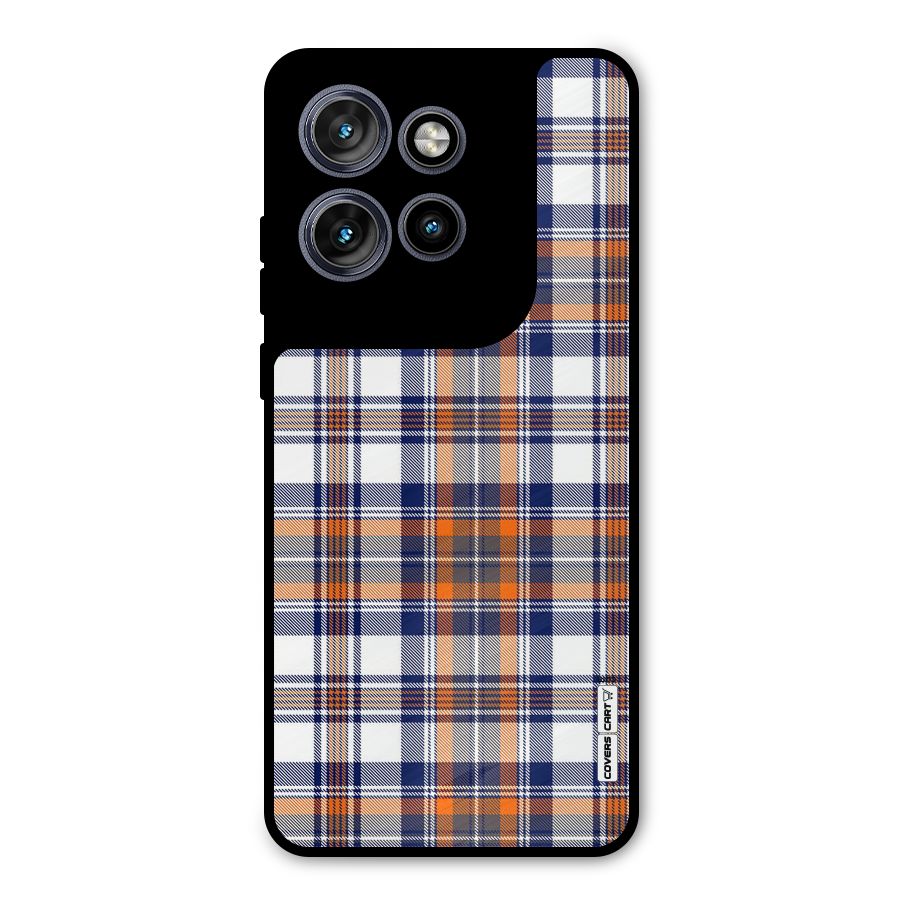 Shades Of Check Metal Back Case for Motorola Edge 50 Neo