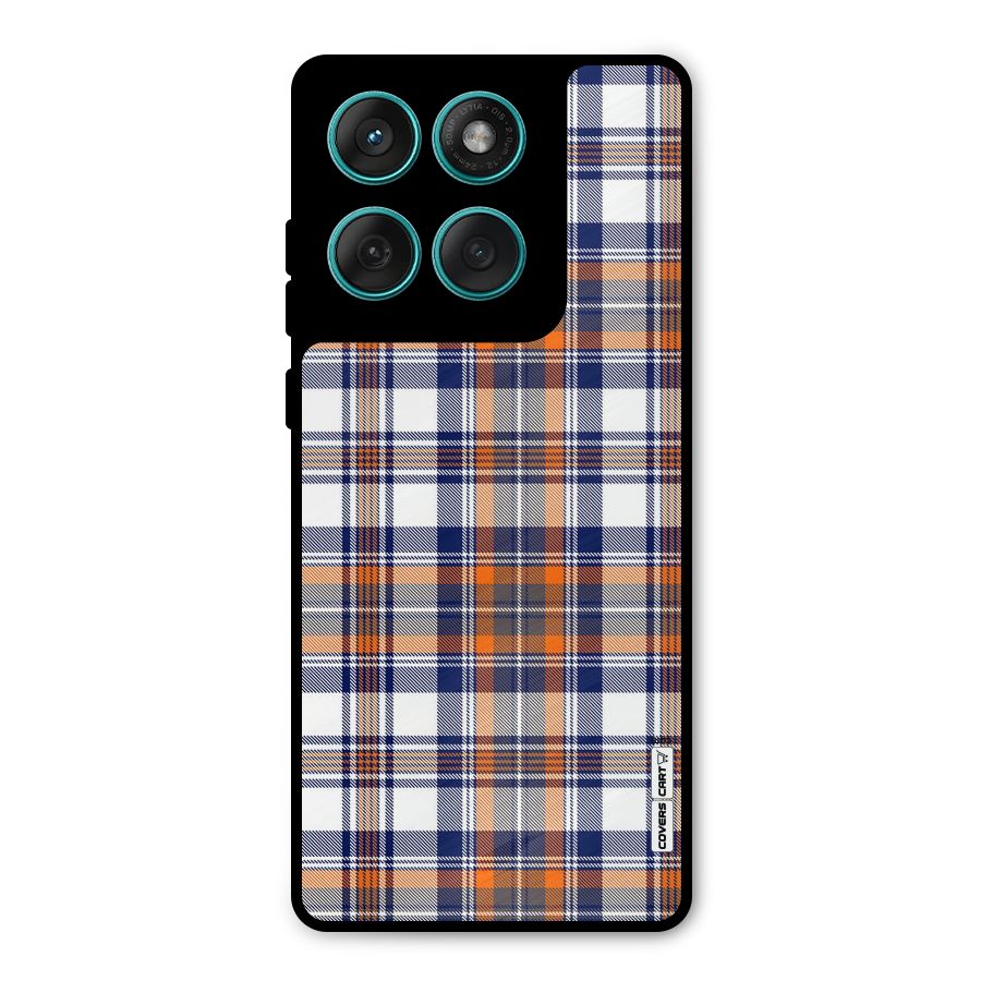 Shades Of Check Metal Back Case for Motorola Edge 60