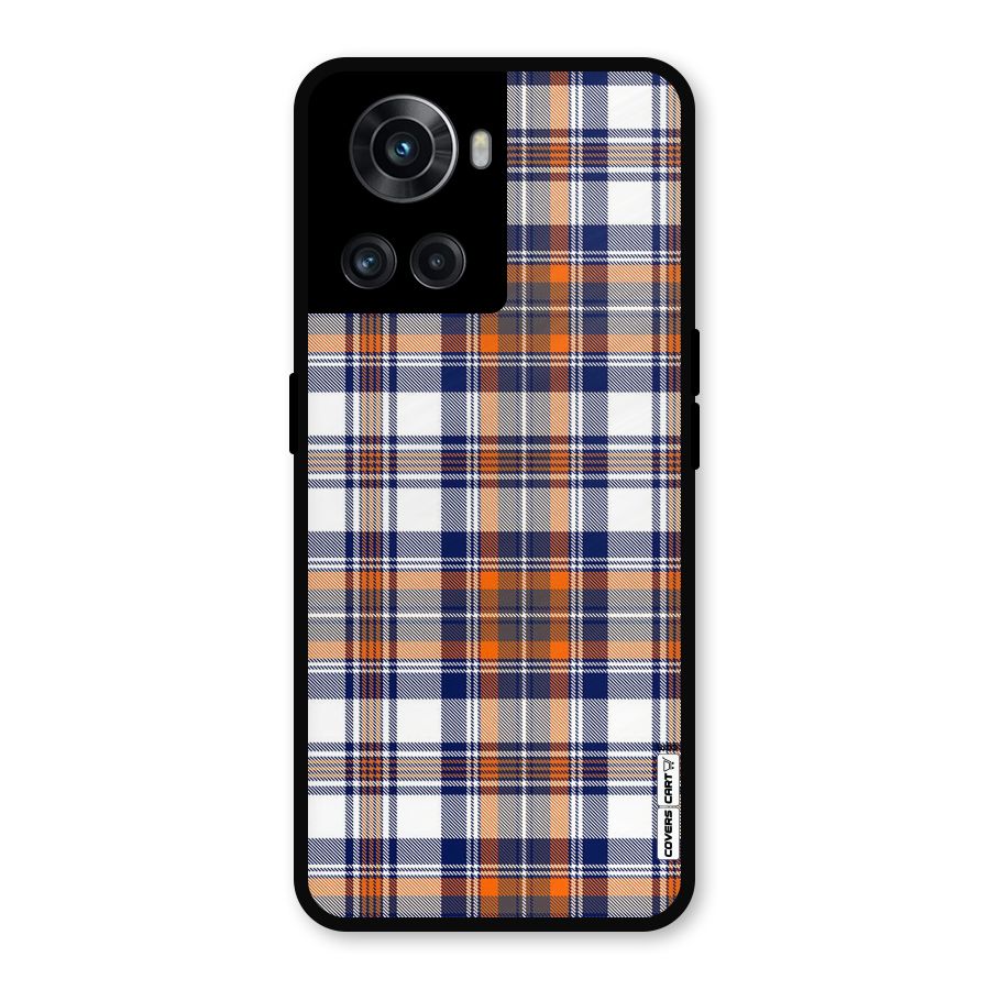 Shades Of Check Metal Back Case for OnePlus 10R