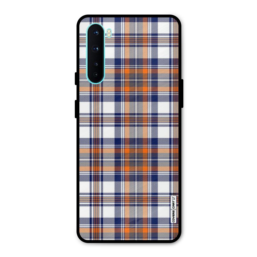 Shades Of Check Metal Back Case for OnePlus Nord
