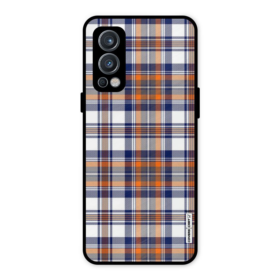 Shades Of Check Metal Back Case for OnePlus Nord 2 5G