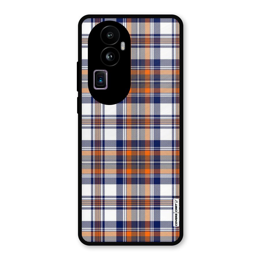 Shades Of Check Metal Back Case for Oppo Reno10 Pro Plus