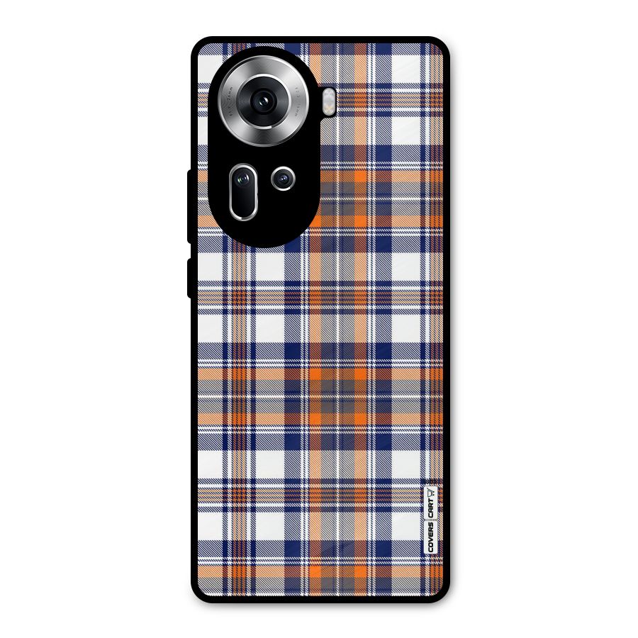 Shades Of Check Metal Back Case for Oppo Reno11 5G
