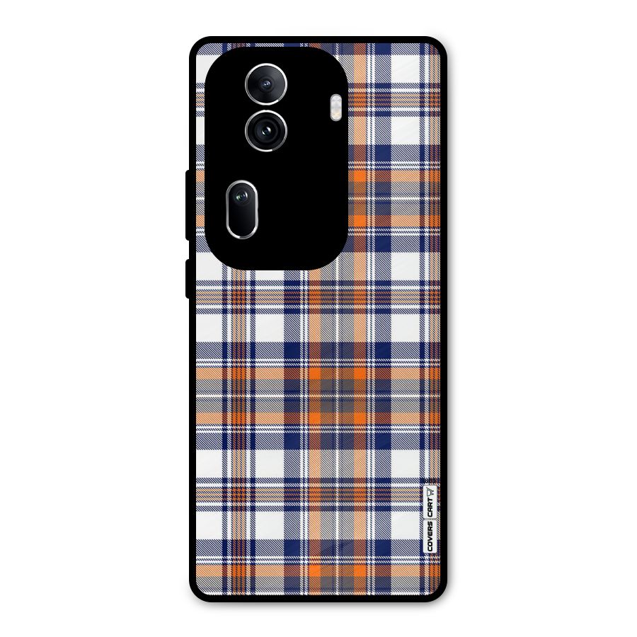 Shades Of Check Metal Back Case for Oppo Reno11 Pro 5G