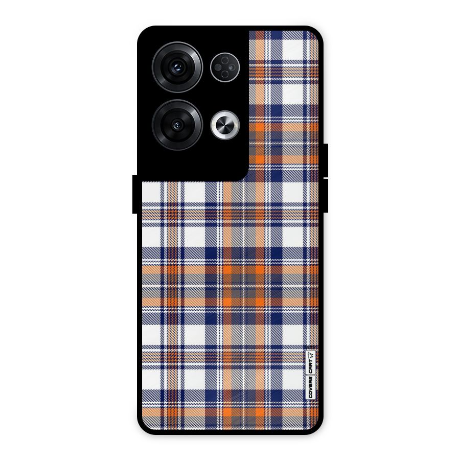 Shades Of Check Metal Back Case for Oppo Reno8 Pro 5G