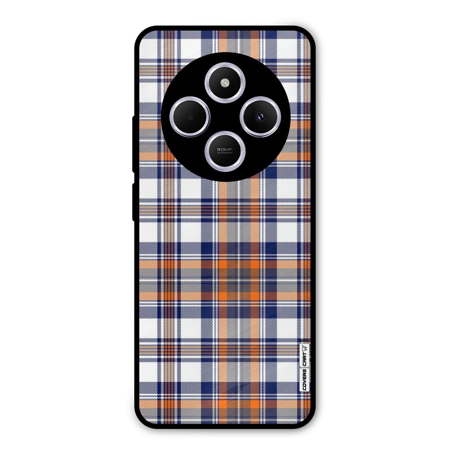 Shades Of Check Metal Back Case for Poco C75 5G