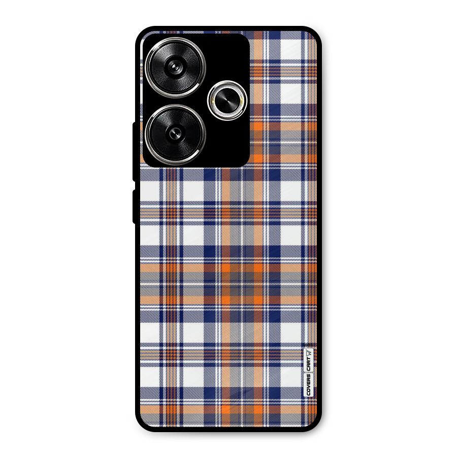 Shades Of Check Metal Back Case for Poco F6