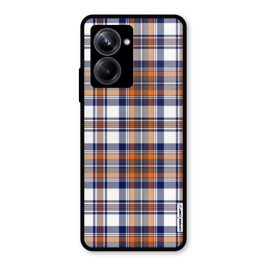 Shades Of Check Metal Back Case for Realme 10 Pro