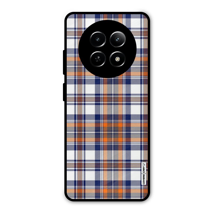 Shades Of Check Metal Back Case for Realme 12 5G