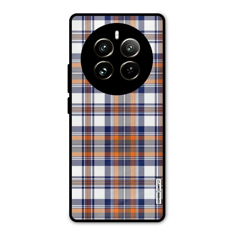 Shades Of Check Metal Back Case for Realme 12 Pro