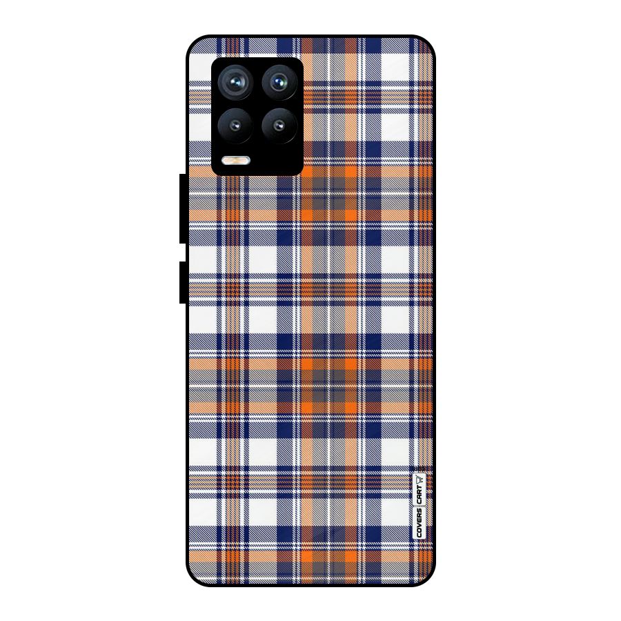 Shades Of Check Metal Back Case for Realme 8 Pro