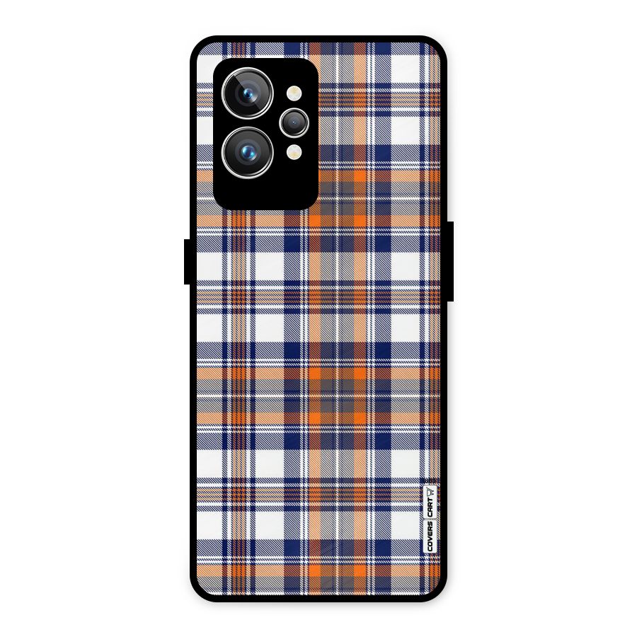 Shades Of Check Metal Back Case for Realme GT2 Pro