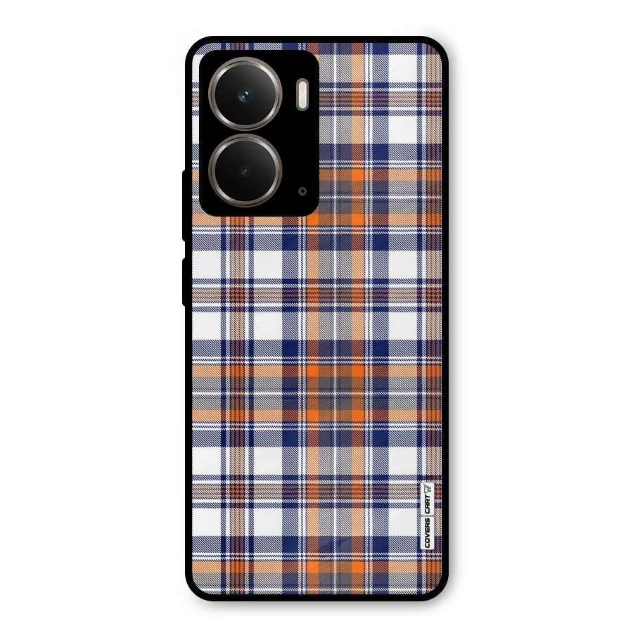 Shades Of Check Metal Back Case for Realme P3
