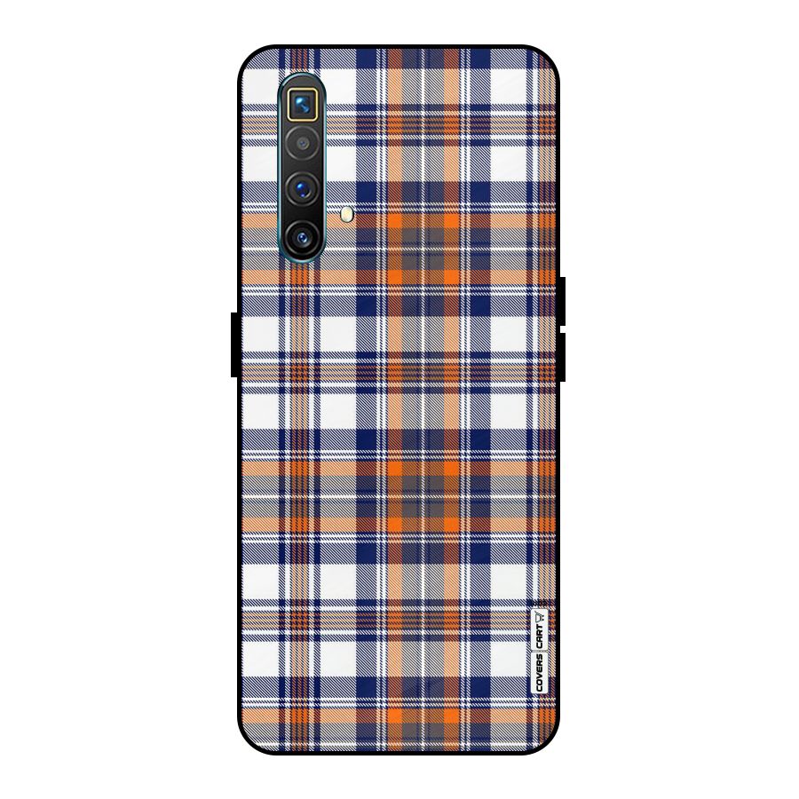 Shades Of Check Metal Back Case for Realme X3 SuperZoom