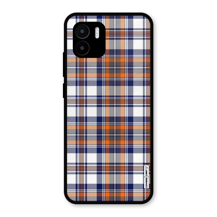 Shades Of Check Metal Back Case for Redmi A2