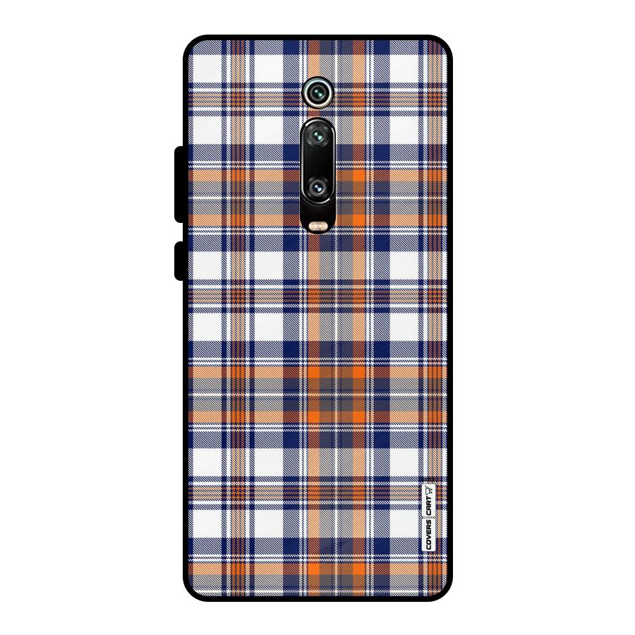 Shades Of Check Metal Back Case for Redmi K20