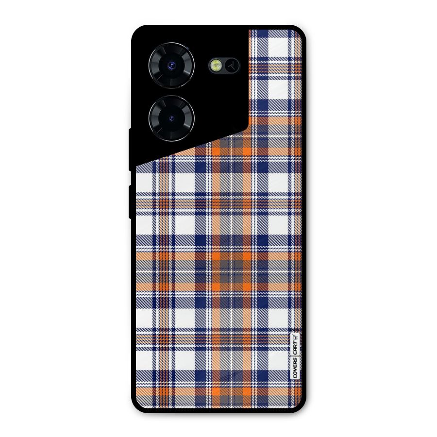 Shades Of Check Metal Back Case for Tecno Pova 5 Pro 5G