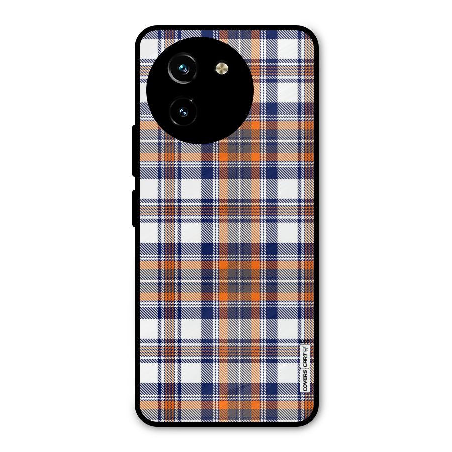 Shades Of Check Metal Back Case for Vivo T3x
