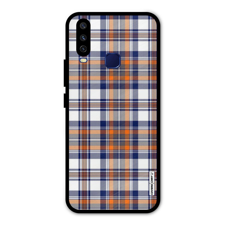 Shades Of Check Metal Back Case for Vivo V17