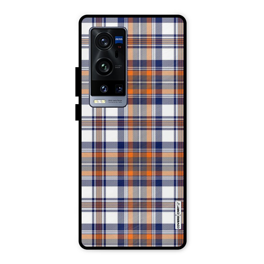 Shades Of Check Metal Back Case for Vivo X60 Pro Plus