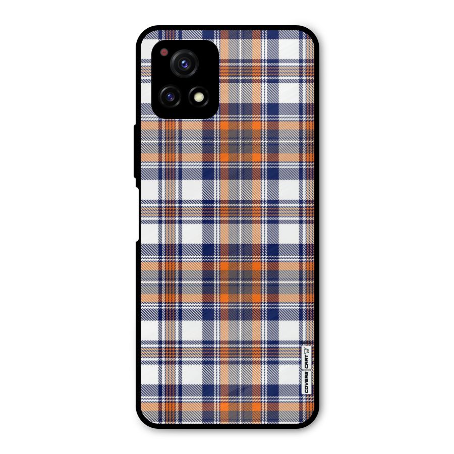 Shades Of Check Metal Back Case for Vivo Y72 5G