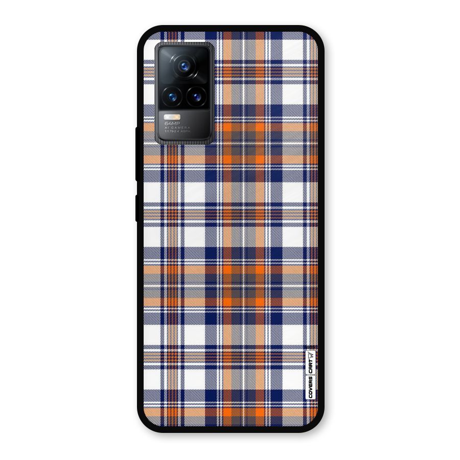 Shades Of Check Metal Back Case for Vivo Y73