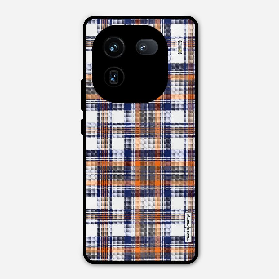 Shades Of Check Metal Back Case for iQOO 12