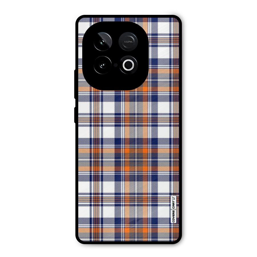 Shades Of Check Metal Back Case for iQOO Neo 10