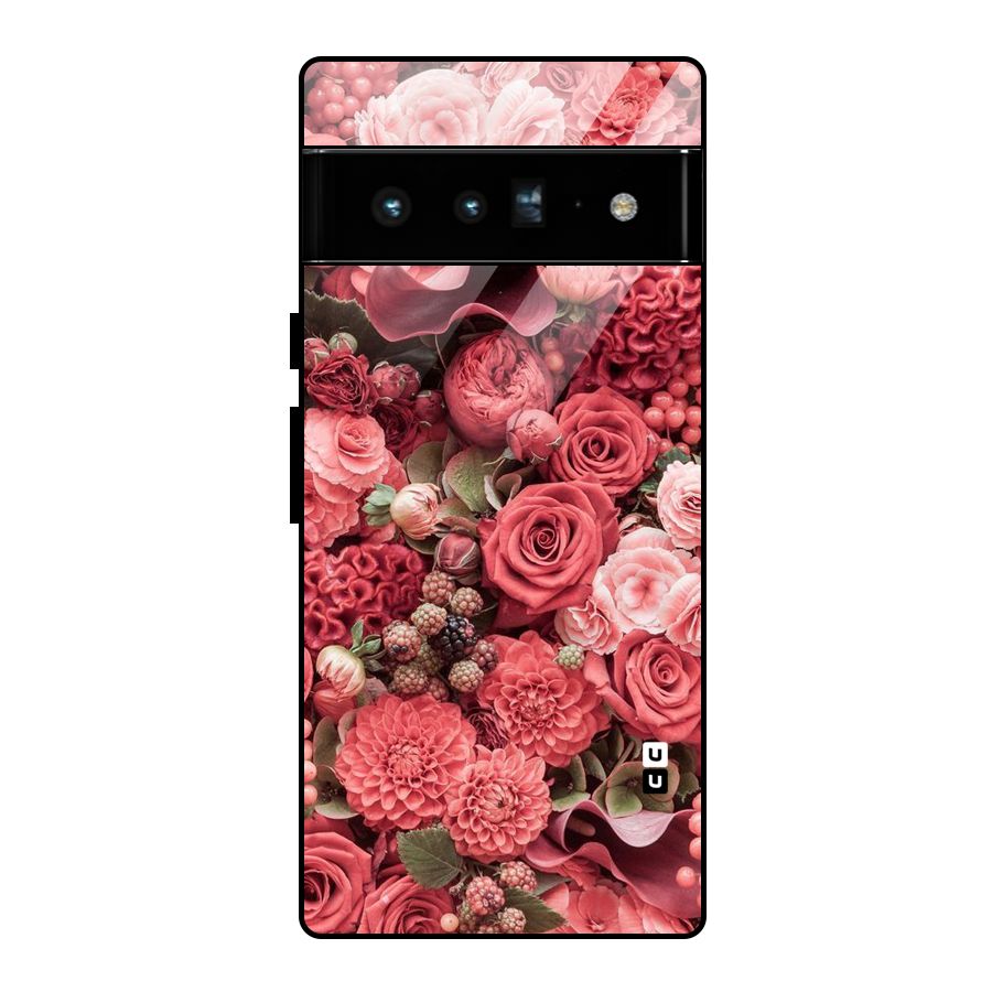 Shades Of Peach Glass Back Case for Google Pixel 6 Pro