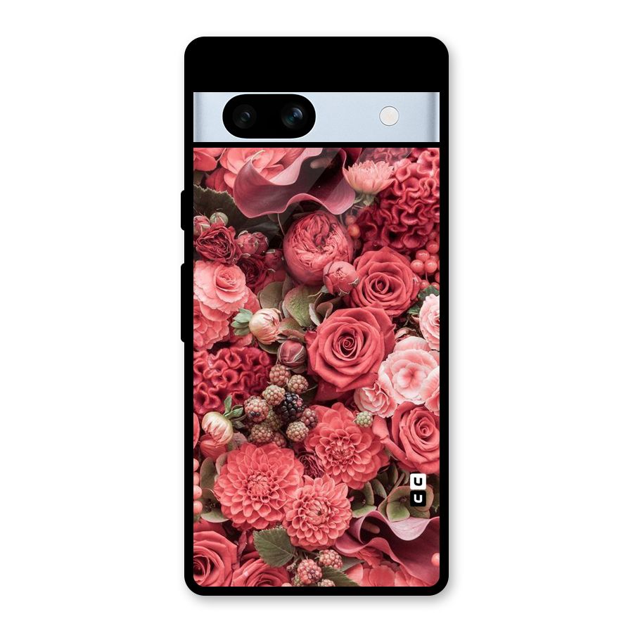 Shades Of Peach Glass Back Case for Google Pixel 7a