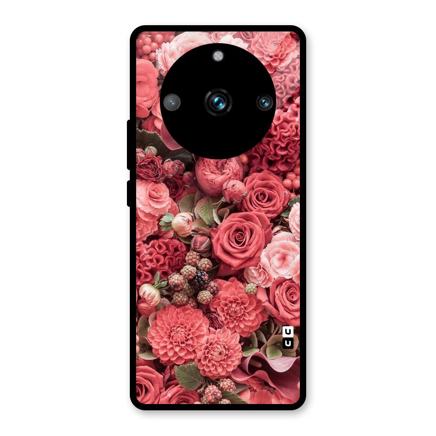 Shades Of Peach Glass Back Case for Realme 11 Pro