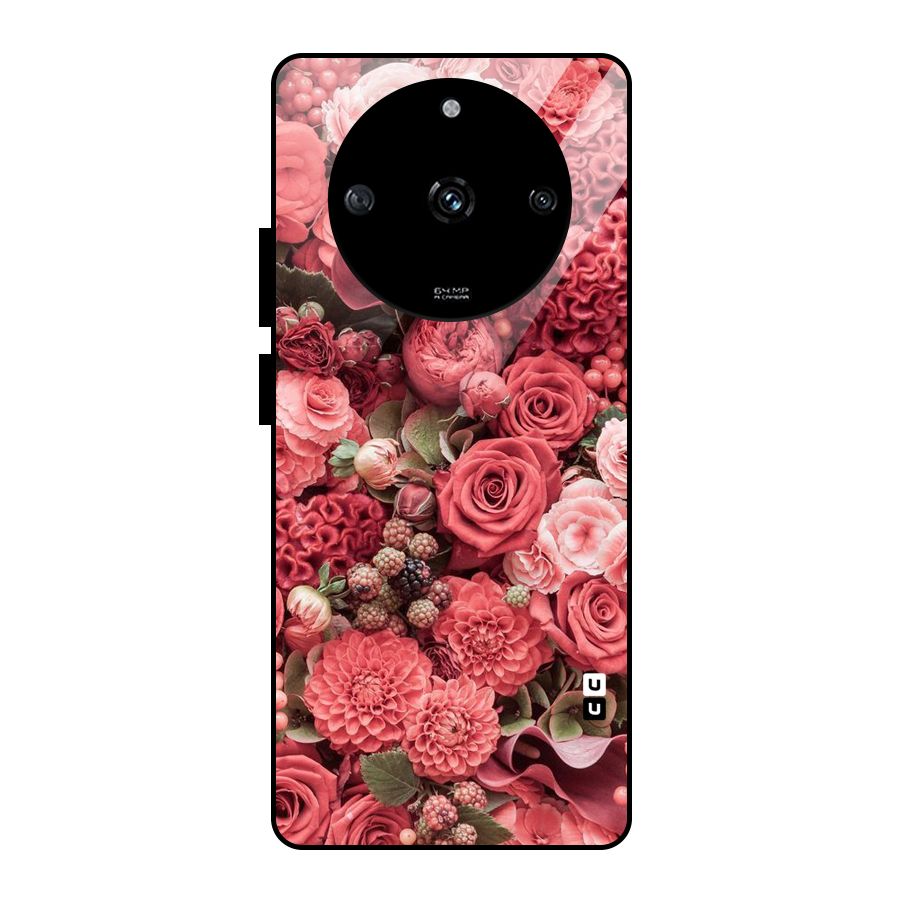 Shades Of Peach Glass Back Case for Realme Narzo 60 5G