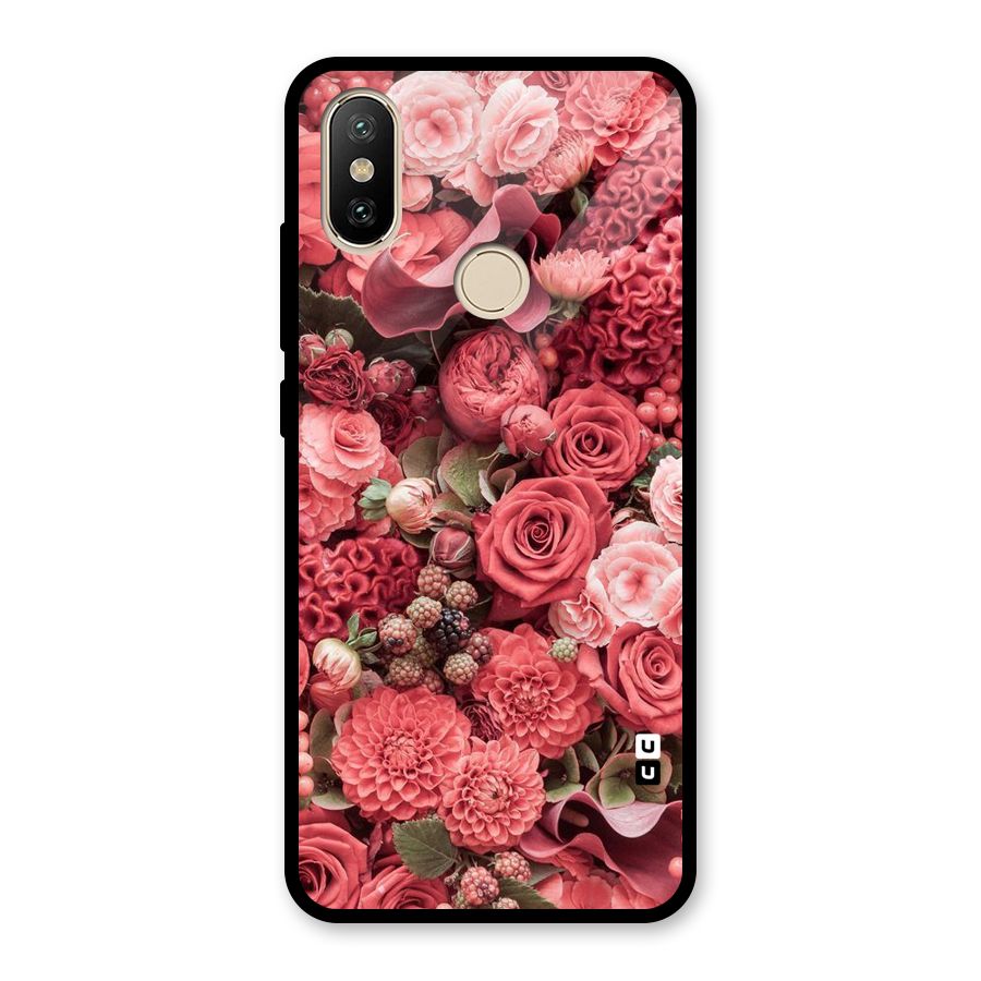 Shades Of Peach Glass Back Case for Redmi A2