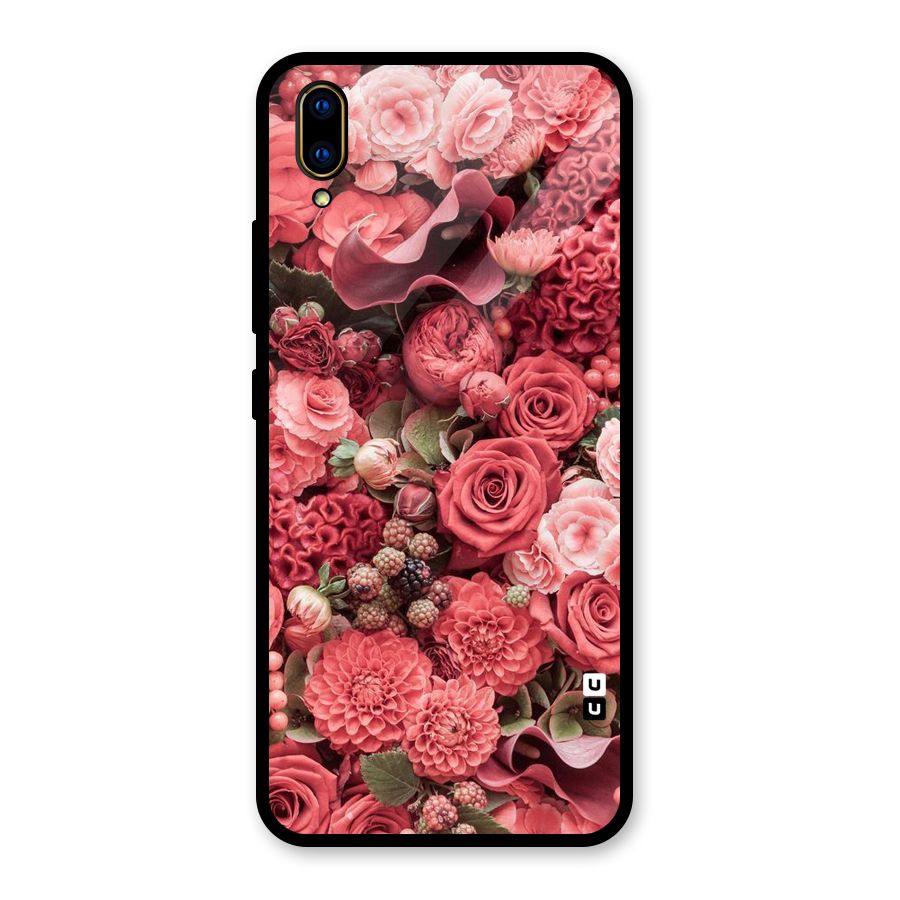 Shades Of Peach Glass Back Case for Vivo V11 Pro
