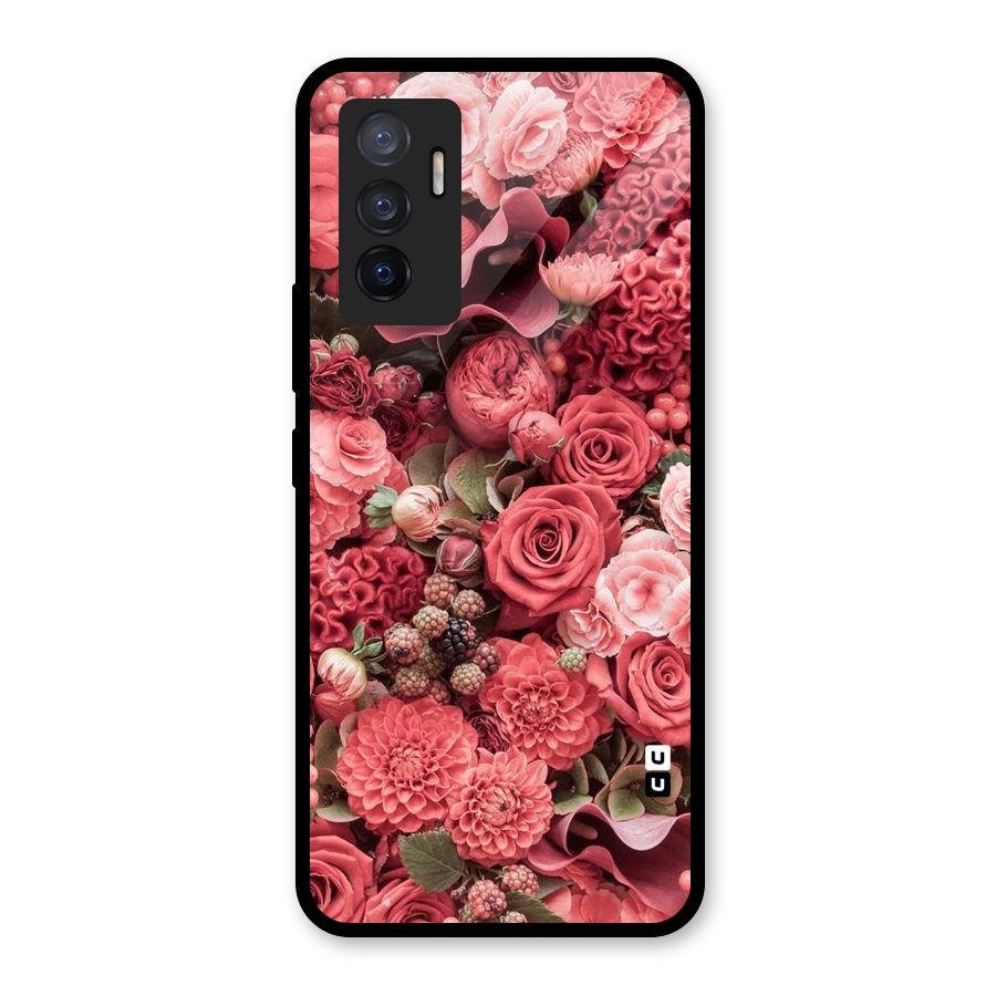 Shades Of Peach Glass Back Case for Vivo V23e